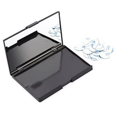 Imagem de Allwon Paleta de Maquiagem de Sombra de Plástico Magnético Vazio com 15 Peças Adesivos de Paleta de Metal para Sombra, Batom, Blush em Pó