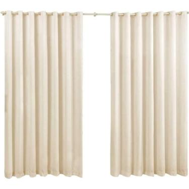 Imagem de Cortina Roma 3,00X2,20 Quarto Sala Escritorio Palha