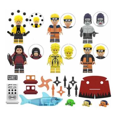 Imagem de Bonecos Blocos De Montar Super Coleção Naruto Uzumaki