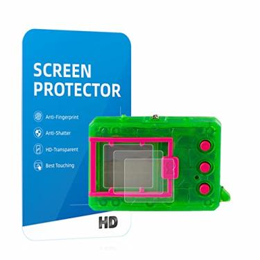 Imagem de MIHENCE [ 3 peças compatíveis com Digimon Bandai Original Digivice protetor de tela, película protetora PET Premium Real HD compatível com Digivice Virtual Pet Monster