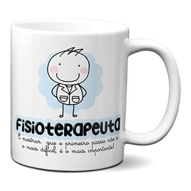 Imagem de Caneca Fisioterapeuta O Primeiro Passo É O Mais Importante (Branca)