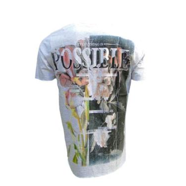 Imagem de Camiseta Masculina Estampada Caveira Mexicana Cruz Rock Flor Mulher In