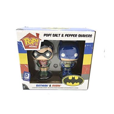 Imagem de Box Legion of Collectors DC Comics Plastic Man 165 Pop Funko + Saleiro e Pimenteiro Batman e Robin + Camiseta M Bat Hound SUIKA 