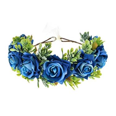 Imagem de Coroa floral de flor da Vividsun, coroa floral, coroa de casamento, coroa floral, A/blue, Free