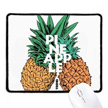 Imagem de Mousepad Pineapple Trend Couple Tropical Fruit Tapete de borracha para jogos