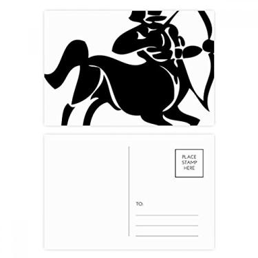 Imagem de Cartão postal Constellation Sagitário Zodíaco Conjunto de cartões postais de aniversário para enviar cartões de agradecimento