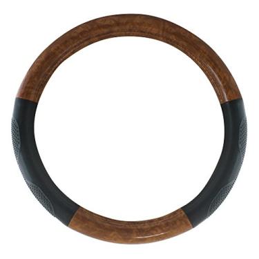 Imagem de Grand General 54024 Capa de volante de luxo preta de 50,8 cm