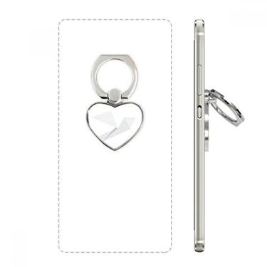 Imagem de Origa Anel de telefone com padrão de pombo branco suporte universal