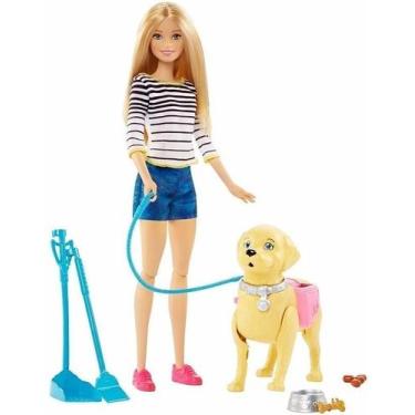 Imagem de Boneca Barbie Passeio Com Cachorrinho Mattel