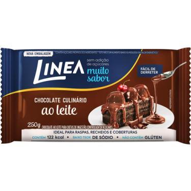 Imagem de Chocolate Culinário Diet Ao Leite Linea 250G