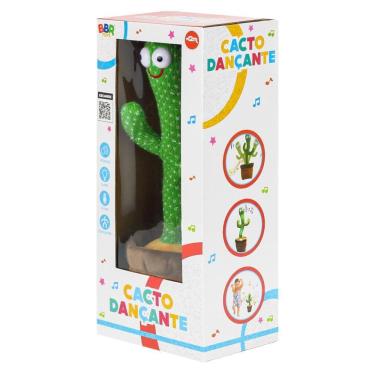 Imagem de Cacto Dançante Toca Música, Repete Sua Fala E Dança Com Luz
