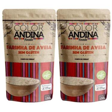 Imagem de Farinha De Aveia Color Andina 150G - 2 Pacotes  - Color Andina Foods