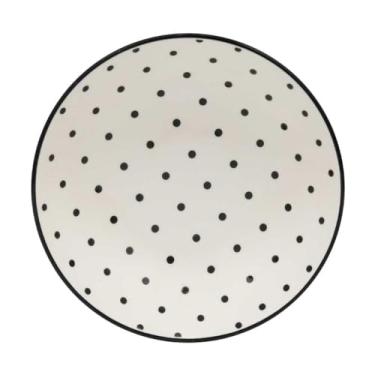 Imagem de Jogo de 6 Pratos Fundos 20,5 Cm Oxford Unni Stripes And Dots