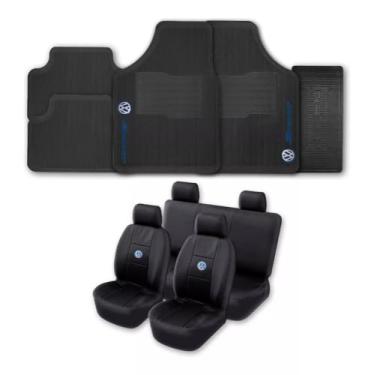 Imagem de Capa Banco Automotivo Couro go g1 g2 g3 + Tapete