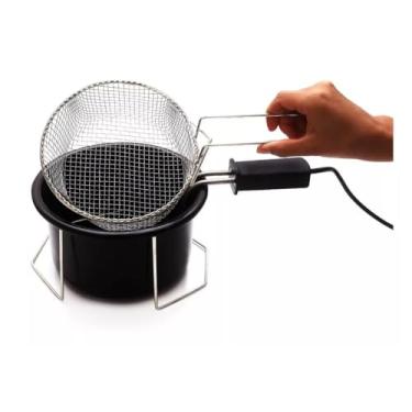 Imagem de Fritadeira Elétrica 220V Com Óleo Tacho Esmaltado 1,5 Litro