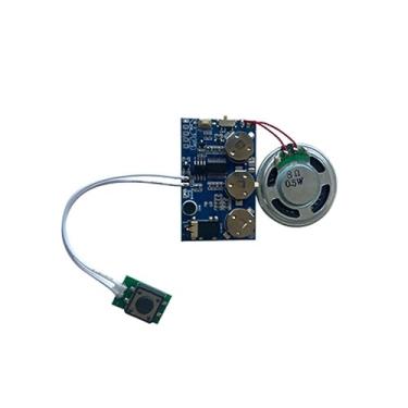 Imagem de ZEZEFUFU 17 minutos DIY Cartão de felicitações chip música som voz placa gravador de música módulo de chip de voz para cartões de Natal, caixas de presente criativas de férias