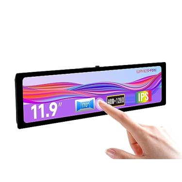 Imagem de Waveshare 11.9inch Capacitive Touch Display Compatible with Raspberry Pi 320×1480 Resolution IPS Display Panel DSI Interface Comes with Online User Manual.