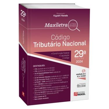 Imagem de Código Tributário Nacional - Coleção Maxiletra - 2024 29ª Edição