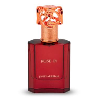 Imagem de Swiss Arabian Rose 01 - Produtos de luxo de Dubai - Fragrância em spray EDP pessoal de longa duração e viciante - O aroma luxuoso da Arábia - 50 ml