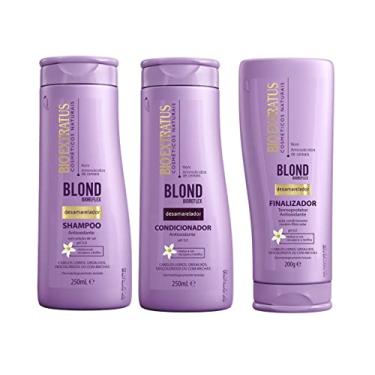 Imagem de Kit Bio Extratus Blond Desamarelador Trio Shampoo + Condicionador E Finalizador