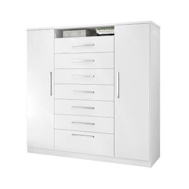 Imagem de Cômoda Mega 2 Portas 7 Gavetas Branco J&A