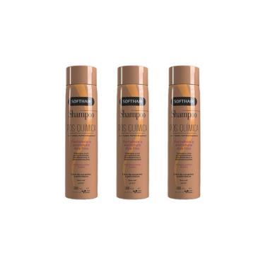 Imagem de Shampoo Soft Hair 300Ml Pos Quimica - Kit Com 3Un