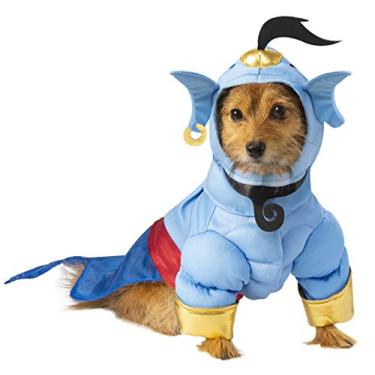 Imagem de Rubies Disney's Aladdin: fantasia de gênio para cães ou gatos, grande