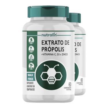 Imagem de Extrato Própolis + Vitamina C/D + Zinco Nutralín 60Comprimidos 2un