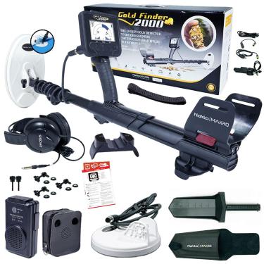 Imagem de Nokta Makro Gold Finder 2000 Detector de Metal Treasure Bundle com escavador