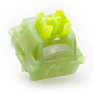 Imagem de KPREPUBLIC Outemu Silent Peach V3 Switch Linear Tátil Lime para teclado mecânico POM PA66 Lubrificado de fábrica (OTM V3 Silent Lemon LightGuide Switch x90)