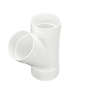 Imagem de NDS 4P08 PVC 45 graus, Hub by Hub by Hub Connection, 10 cm, branco (descontinuado pelo fabricante)