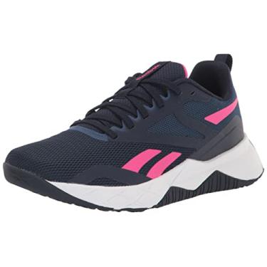 Imagem de Reebok Tênis feminino Nfx Cross Trainer, Vector azul marinho/azul batik/rosa orgulhoso, 11