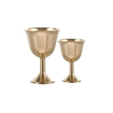Imagem de 2 peças de taças de vinho de metal vintage, mini cálice, taças luxuosas e exclusivas para decoração de casa, suprimentos de festa, ferramentas de bar, presentes