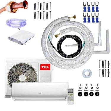 Imagem de Kit Completo Para Instalação Ar condicionado TCL Elite Series A1 split frio 9000 BTU branco 220V TAC 2 Metros C/Suporte