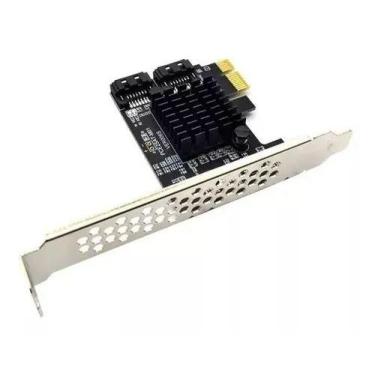 Imagem de Placa P/hd Ssd Sata 3 6gb Marvell 9125 - 2 Portas - Oem 