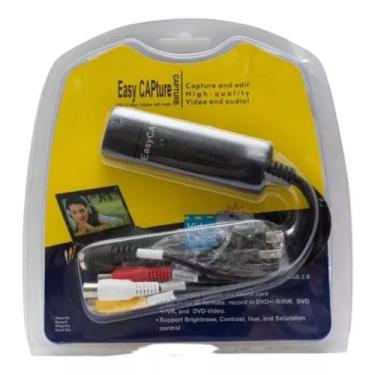 Imagem de Adaptador Placa Easy Capture Vídeo Externo Usb Captura Áudio - Império