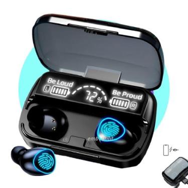 Imagem de Fone Bluetooth Digital TWS com Carregamento P/ Celular Sem Ruídos Pote