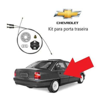 Imagem de Kit Reparo Máquina De Vidro Elétrico Omega Traseiro - Lw Group