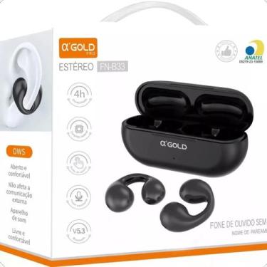 Imagem de Fone De Ouvido Sem Fio Tipo Brinco Premium Bluetooth Treino FN-B33 - G