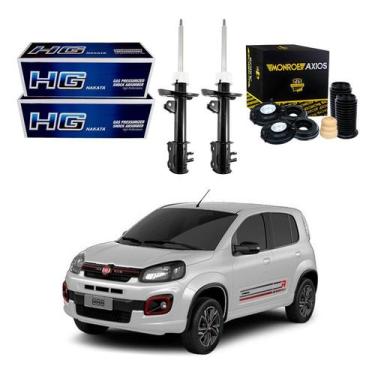 Imagem de Kit Amortecedor Dianteiro Novo Uno Sporting 1.3 2017 A 2018 - Nakata