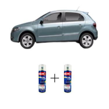 Imagem de Spray automotivo cinza vulcan + spray verniz 300ml - Sherwin Williams