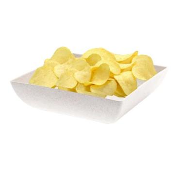 Imagem de Saladeira Quadrada 750ml Travessa Petisqueira Bege - EVO
