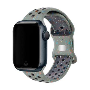 Imagem de Pulseiras Furos Duplo Fecho Reciclável Compatível com Apple Watch - Ba