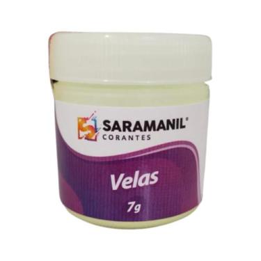 Imagem de Corante de Vela Amarelo Candy 7g Pó Saramanil Anilina A Óleo Tingiment