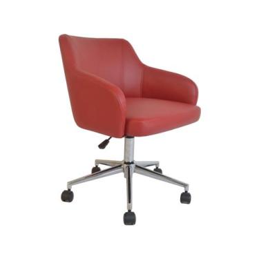 Imagem de Cadeira de Escritório Presidente Giratória Vinho - 1006 Otello, Vinho,