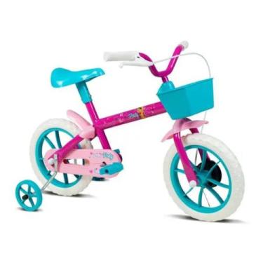 Imagem de Bicicleta Aro 12  Paty Rosa Com Turquesa Ref 10475 - VERDEN