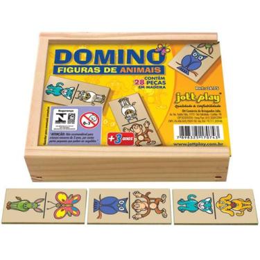 Imagem de Dominó Figuras De Animais - Jottplay