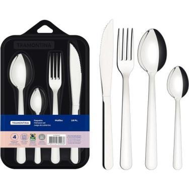 Imagem de Faqueiro Tramontina Malibu em Aço Inox 16 Peças