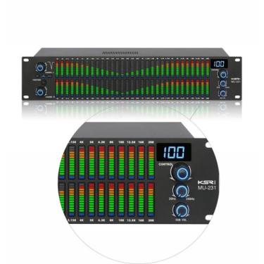 Imagem de Equalizador Digital Dsp 31 Bandas Espectro Profissional Ksr - KSR PRO 