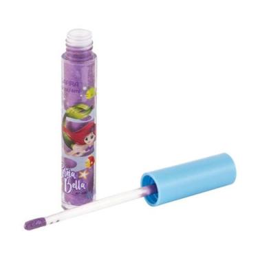Imagem de Gloss Labial 4ml Coleção Sereia Bella Cor Nº 02 Safira Teen - SAFIRA C